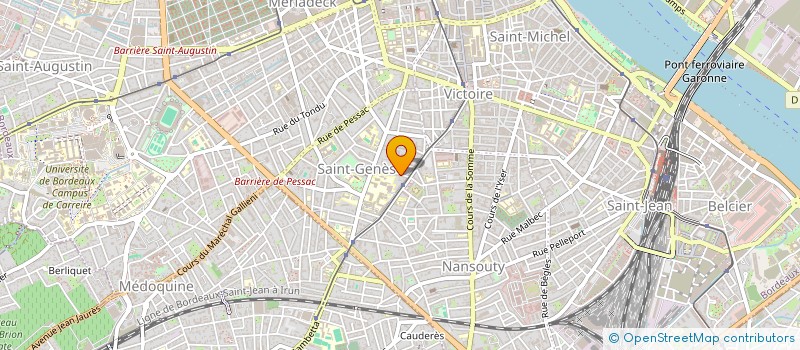 localisation de l'entreprise MONSIEUR FOUCAULD DE BENTZMANN  BORDEAUX