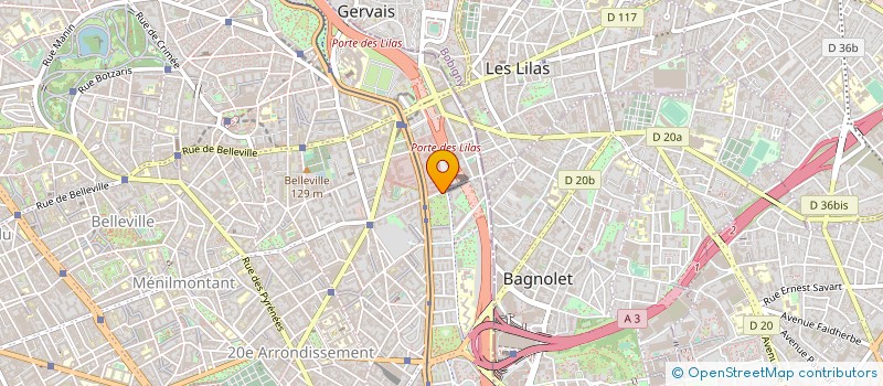 localisation de l'entreprise MONSIEUR FOUCAULD DE KERGORLAY  PARIS