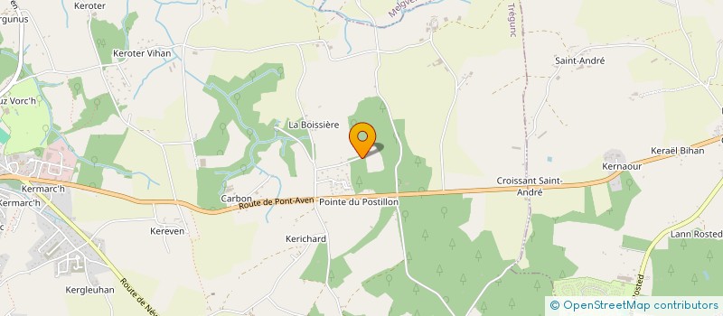 localisation de l'entreprise MONSIEUR FOUCAULD DELAPLACE  TREGUNC