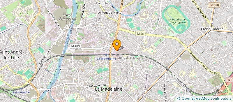 localisation de l'entreprise MONSIEUR FOUCAULD DEVILDER à MARCQ-EN-BARŒUL