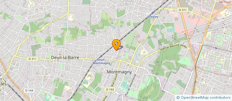 localisation de l'entreprise MONSIEUR FOUDHIL OUCHEN  DEUIL-LA-BARRE