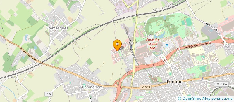 localisation de l'entreprise MONSIEUR FOUDIL AZRI  CAPINGHEM