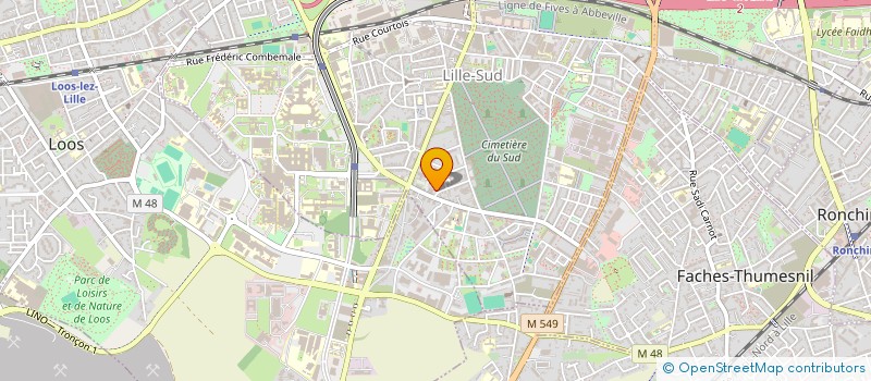 localisation de l'entreprise MONSIEUR FOUDIL BERREMILA  LILLE