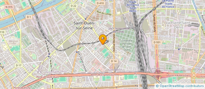 localisation de l'entreprise MONSIEUR FOUDIL HAMROUN à SAINT-OUEN-SUR-SEINE