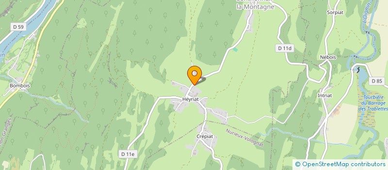 localisation de l'entreprise MONSIEUR FOUDILE LARBI  SONTHONNAX-LA-MONTAGNE