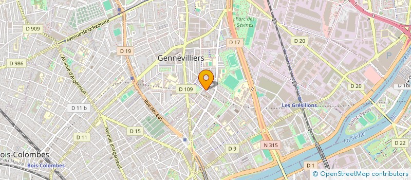 localisation de l'entreprise MONSIEUR FOUED BEN HASSEN à GENNEVILLIERS