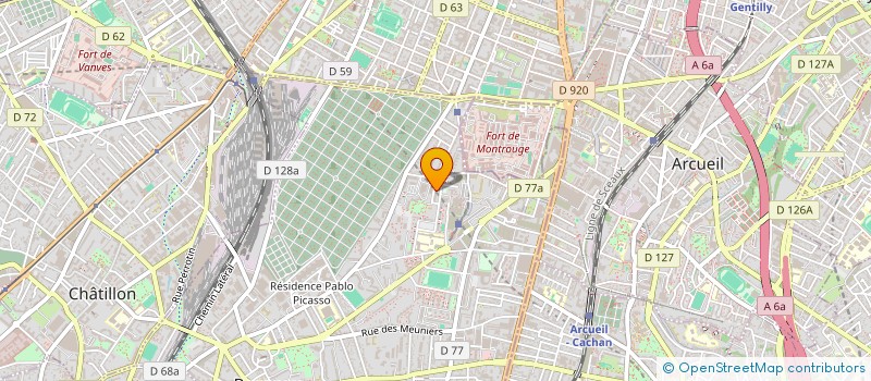 localisation de l'entreprise MONSIEUR FOUED CHABBIA  BAGNEUX