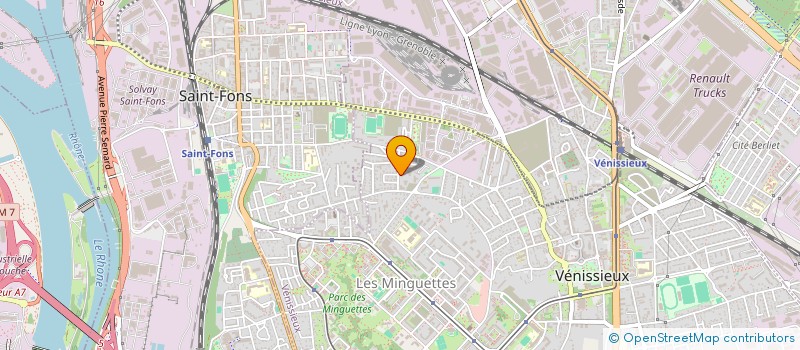 localisation de l'entreprise MONSIEUR FOUED CHAOUA  VENISSIEUX