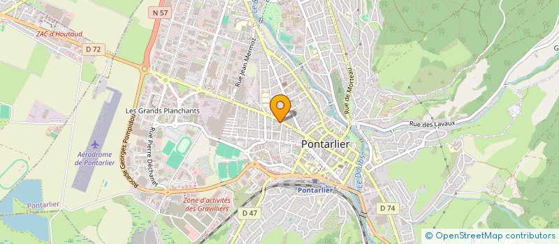 localisation de l'entreprise MONSIEUR FOUED DERRICHE  PONTARLIER