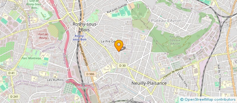 localisation de l'entreprise MONSIEUR FOUED FAHEM à ROSNY-SOUS-BOIS