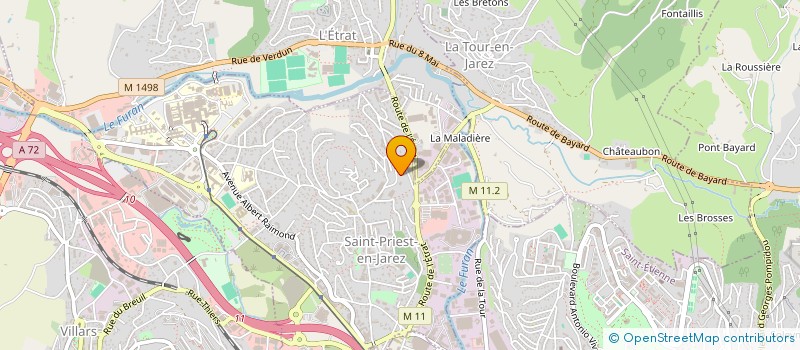 localisation de l'entreprise MONSIEUR FOUED GABLI  SAINT-PRIEST-EN-JAREZ