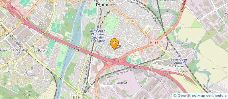 localisation de l'entreprise MONSIEUR FOUED LAMRIBEN à SAINT-OUEN-L'AUMONE