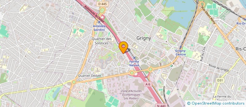 localisation de l'entreprise MONSIEUR FOUED MANSOURI  GRIGNY