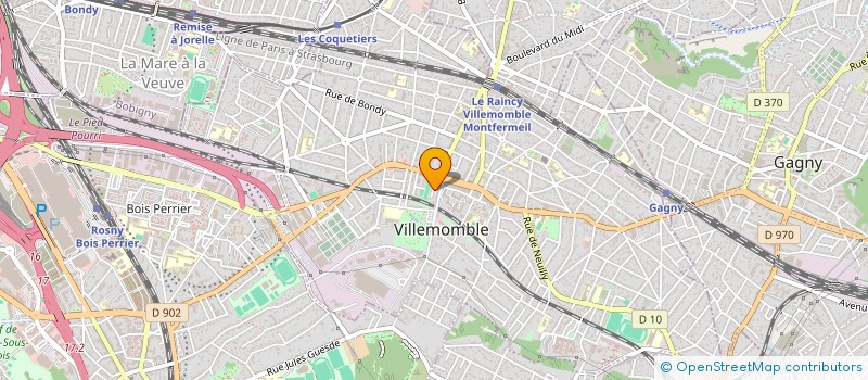 localisation de l'entreprise MONSIEUR FOUED MEZRANI  VILLEMOMBLE