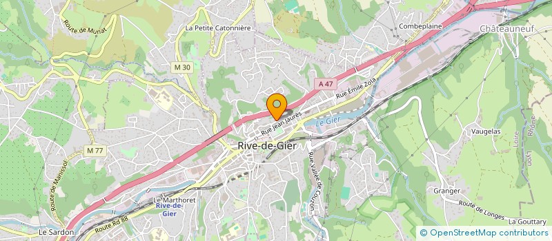 localisation de l'entreprise MONSIEUR FOUED NEDJAI  RIVE-DE-GIER