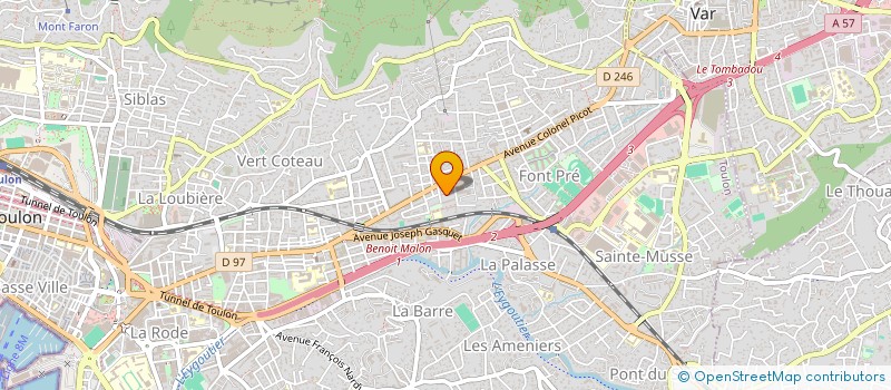 localisation de l'entreprise MONSIEUR FOUED NOUIRA à TOULON
