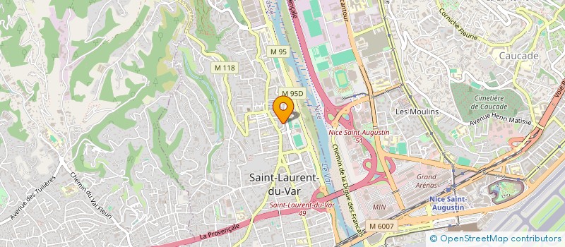 localisation de l'entreprise MONSIEUR FOUED ROUAFI à SAINT-LAURENT-DU-VAR