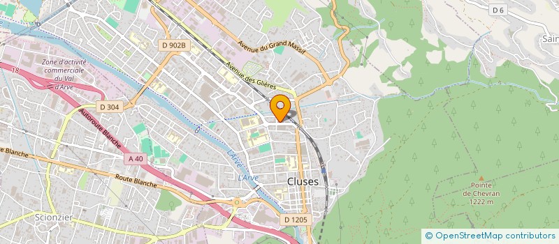 localisation de l'entreprise MONSIEUR FOUED RZAIGUIA à CLUSES
