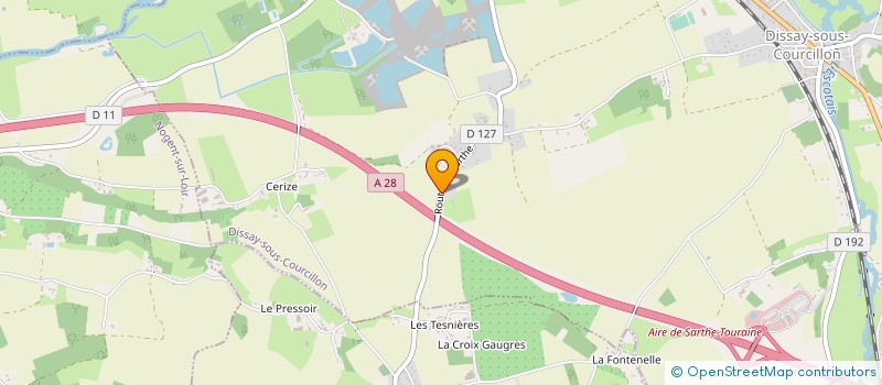 localisation de l'entreprise MONSIEUR FOUED SAFSAF à DISSAY-SOUS-COURCILLON