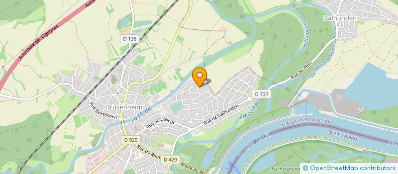 localisation de l'entreprise MONSIEUR FOUED TABTI  DRUSENHEIM