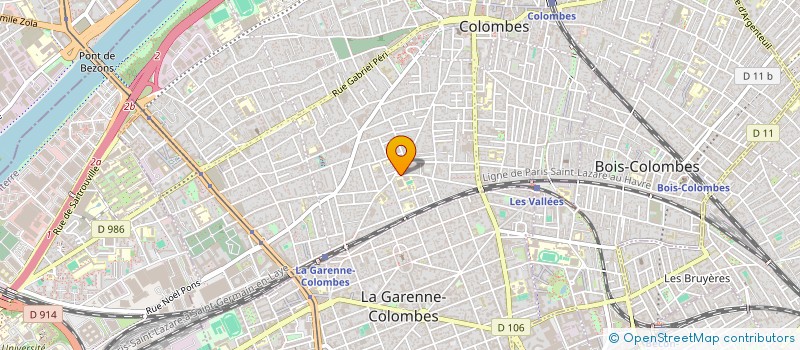 localisation de l'entreprise MONSIEUR FOUHAD KENDEL  COLOMBES