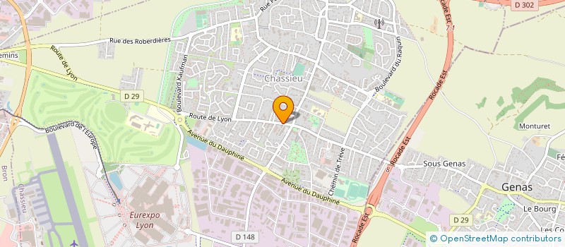 localisation de l'entreprise MONSIEUR FOUHED MESSIKH  CHASSIEU