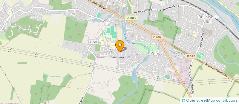 localisation de l'entreprise MONSIEUR FOUHED ZERIBA  PRINGY