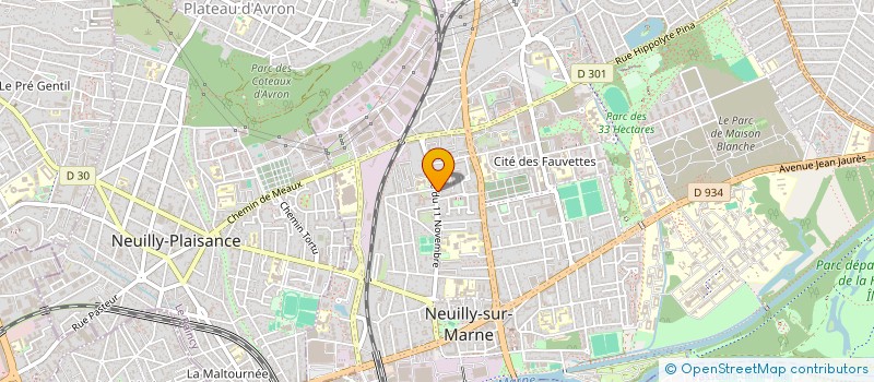 localisation de l'entreprise MONSIEUR FOULISSENI KONE à NEUILLY-SUR-MARNE