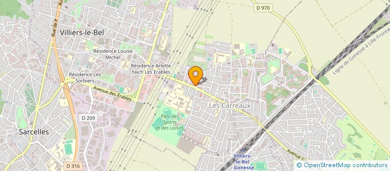 localisation de l'entreprise MONSIEUR FOUNEKE KEITA  VILLIERS-LE-BEL