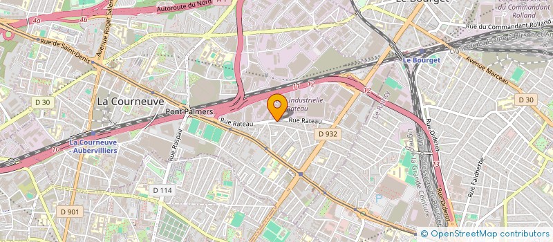 localisation de l'entreprise MONSIEUR FOUOD ELHAITI à LA COURNEUVE