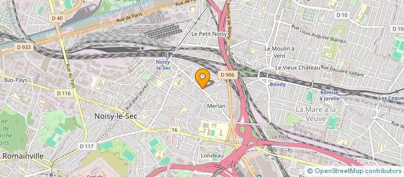 localisation de l'entreprise MONSIEUR FOURNIER SCHNEIDER à NOISY-LE-SEC