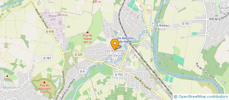 localisation de l'entreprise MONSIEUR FOURTI MAJDI  LES MARTRES-DE-VEYRE