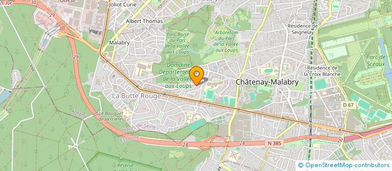 localisation de l'entreprise MONSIEUR FOUSSEINY COULIBALY  CHATENAY-MALABRY