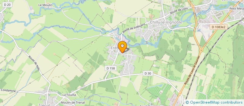 localisation de l'entreprise MONSIEUR FOUSSENI COULIBALY à LONS-LE-SAUNIER