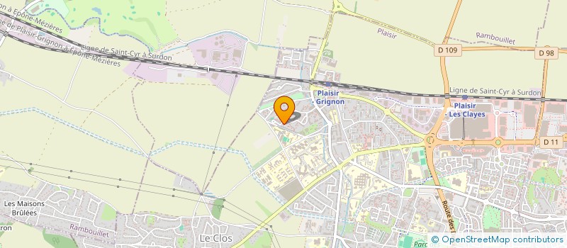 localisation de l'entreprise MONSIEUR FOUSSENI COULIBALY  PLAISIR