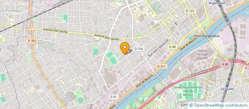 localisation de l'entreprise MONSIEUR FOUSSENI KONE  ARGENTEUIL