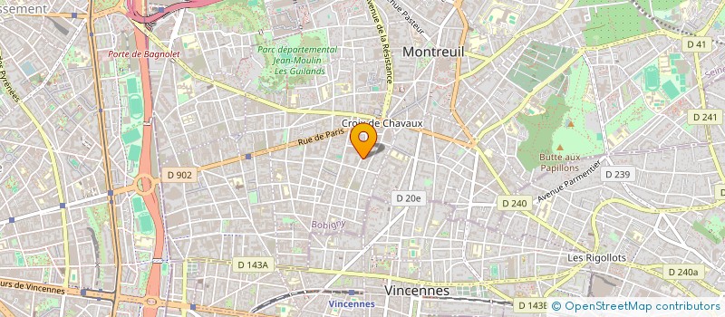 localisation de l'entreprise MONSIEUR FOUSSEYNI DIARRA à MONTREUIL
