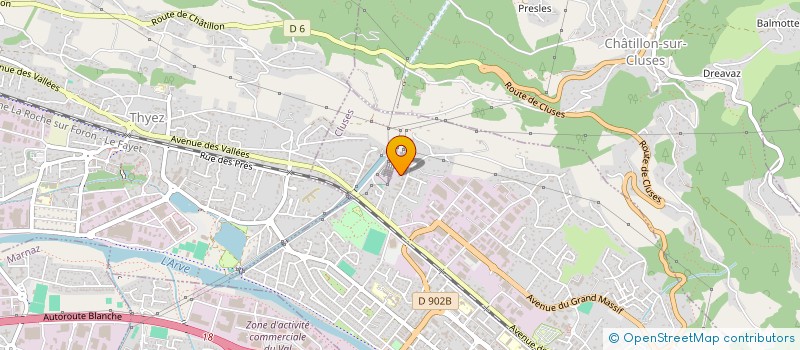 localisation de l'entreprise MONSIEUR FOUSSEYNOU GAYE  CLUSES