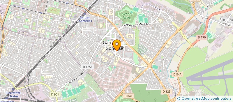 localisation de l'entreprise MONSIEUR FOUSSEYNOU SAKHO  GARGES-LES-GONESSE