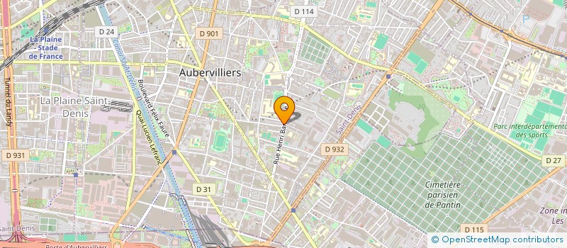 localisation de l'entreprise MONSIEUR FOUSSEYNOU TRAORE  AUBERVILLIERS