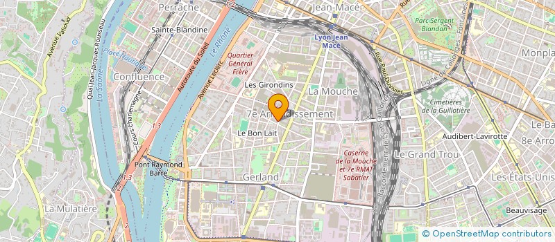 localisation de l'entreprise MONSIEUR FOUZI BEN-TATOU  LYON