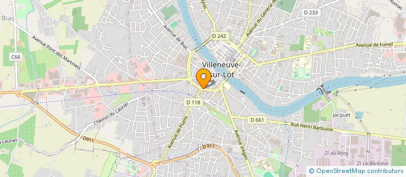 localisation de l'entreprise MONSIEUR FOUZI CHERCHARI  VILLENEUVE-SUR-LOT