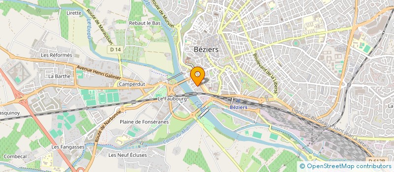 localisation de l'entreprise MONSIEUR FOUZI DEMMOUCHI  BEZIERS