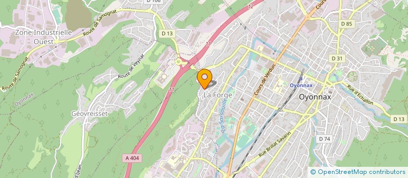 localisation de l'entreprise MONSIEUR FOUZI MAGOURA à OYONNAX