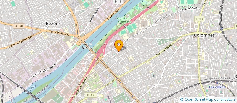 localisation de l'entreprise MONSIEUR FOUZI REZZAG MAHCENE à COLOMBES