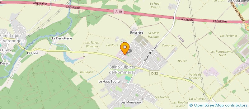 localisation de l'entreprise MONSIEUR FOUZY NASRI  SAINT-SULPICE-DE-POMMERAY