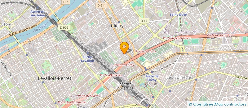 localisation de l'entreprise MONSIEUR FOYEZ ALI  CLICHY