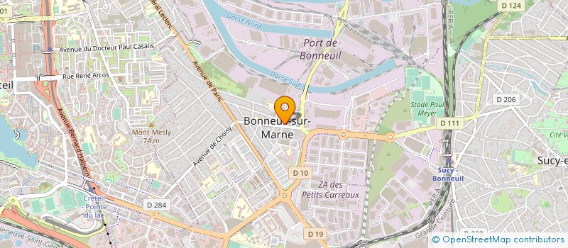 localisation de l'entreprise MONSIEUR FRADJ AJILI  BONNEUIL-SUR-MARNE