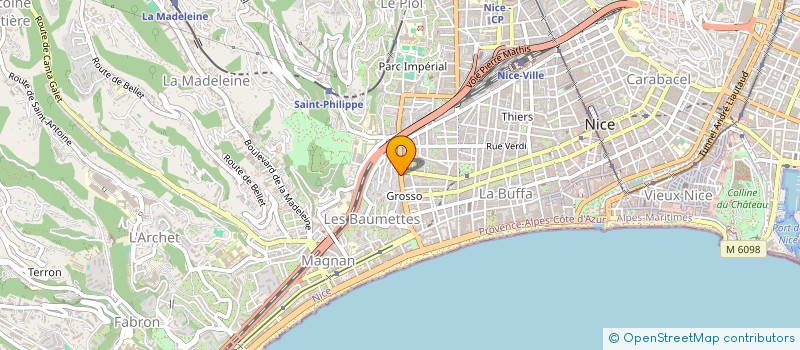 localisation de l'entreprise MONSIEUR FRADJ CHEDLI à NICE