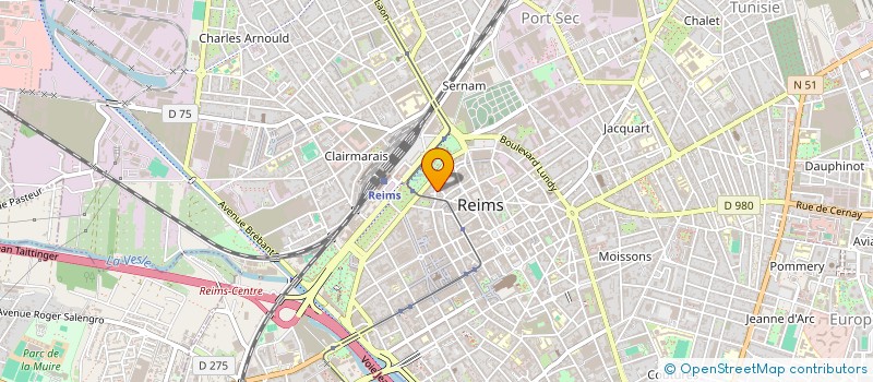 localisation de l'entreprise MONSIEUR FRADJ ZAGHOUANI  REIMS